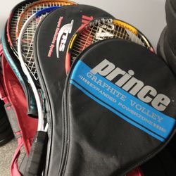 Tennis Racket Lot Head, Wilson, Prince, Gamma Sports 