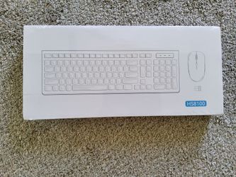 Keyboard and mouse with wireless connection