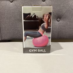 Purple gym/yoga ball- open box
