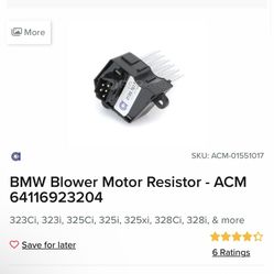 Bmw Ac Blower Motor Switch