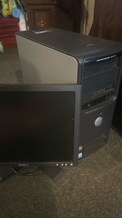 Dell Dimension E310 Desktop Tower with Monitor