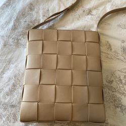 Tiffany & Fred Paris Woven Leather Crossbody