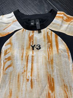 Y-3 Graphic Print Crewneck T-Shirt Size S