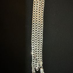 18” Curb Link Chain 3mm 925 Italy