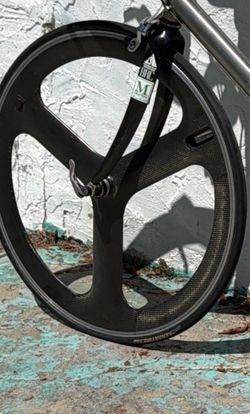 Carbon fiber rim set with tubes and tires
