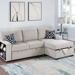 2 PCS CONVERTIBLE SECTIONAL (BRAND NEW)