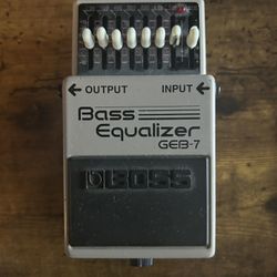 Boss GEB-7 bass equilizer pedal