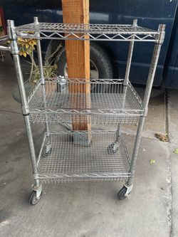 3 Tier Rolling Shelf