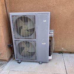 Central heating pump and AC heating