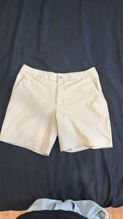 lululemon abc short 34 khaki