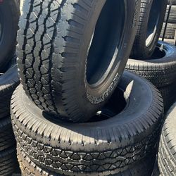 255/70/16 Goodyear Set Of 4 Tires 95% Installed And Balanced Set De 4 Llantas Como Nuevas Instaladas Y Balanceadas