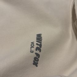 White fox- white and gray hoodie