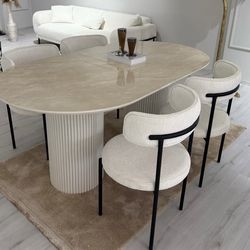 Dining Table Set/ Dining Table/ Dining Chair/ 4 Chairs/ 6 Chairs/ Table with Bench - Same Day Delivery - No Credit Needed