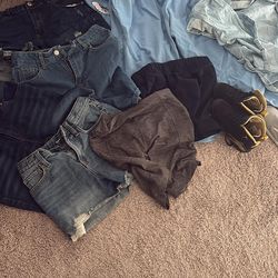 Girls Teen Clothing Bundle – Shorts, Outfit, Hello Kitty Set – $50 FIRM