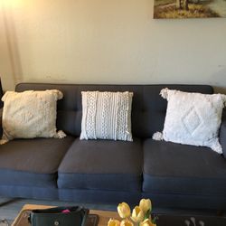 “London Grey” Sofa from Living Spaces