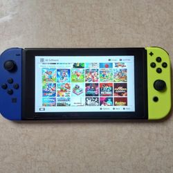 NINTENDO SWITCH **MODDED** with 120 GAMES MARIO PARTY,POKEMON,MARIO KART,ZELDA and Many More