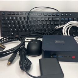 Beelink U59 Pro Mini PC, 11th Gen Intel Celeron N5105 (4C/4T, Up to 2.9Ghz), 16GB RAM DDR4 500GB SSD, Mini Desktop Computer Support 4K@60Hz/Triple Dis