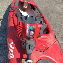 Powered Kayak. 4 Stroke Motor Experiment. 
