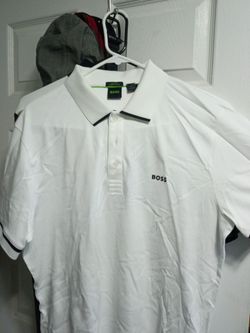Hugo Boss XL polo white n black
