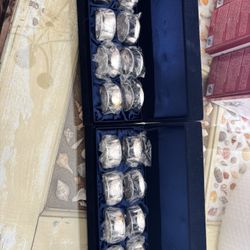 Silver Plates Napkin Rings 