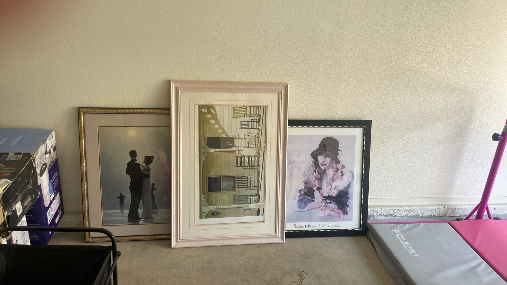 3 Large Framed Paintings