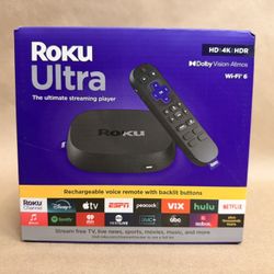 Roku Ultra Streaming Kit Brand New In Sealed Box 