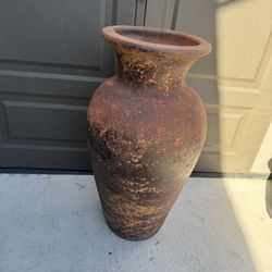 Vintage Terracotta Base With Clay Finish 