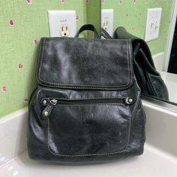 DISTRESSED LEATHER GIANI BERNINI PACKPACK