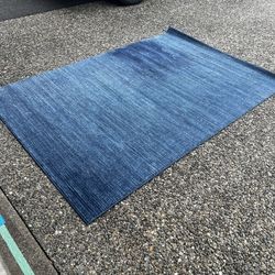 5x7 Navy Blue Area Rug