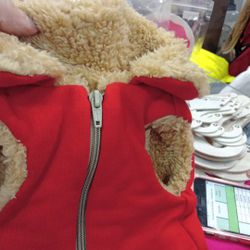 HANDMADE  DOG .  PET CLOTHES. Windproof Warm Dog Clothing