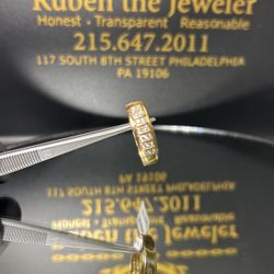 14K DIAMOND BAND Ring