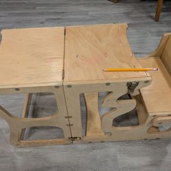 Kids Wood Craft Table!