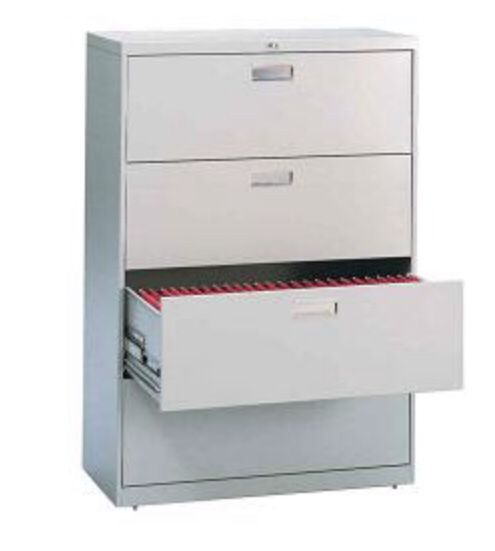 HON 600 Series and 500 Series 4 Drawer Lateral File Cabinets