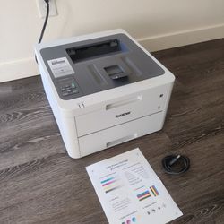 Brother Wireless Color Laser Printer + 100% NEW TONER +  600 x 2400 dpi, 250-Sheet Large + Works Perfectly ($400 MSRP) HL-L3210CW