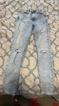 Forever 21 Light Blue Ripped Jeans