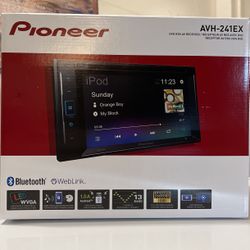 Pioneer Double Din Radio 6.2 Inch Touch Screen With Bluetooth And CD/DVD