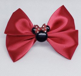 Minnie mouse bow pink or red