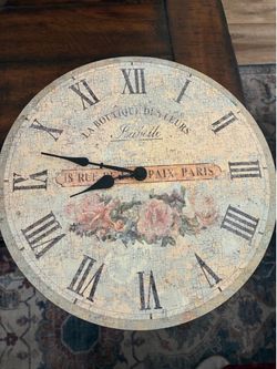 Vintage antique Paris wall clock