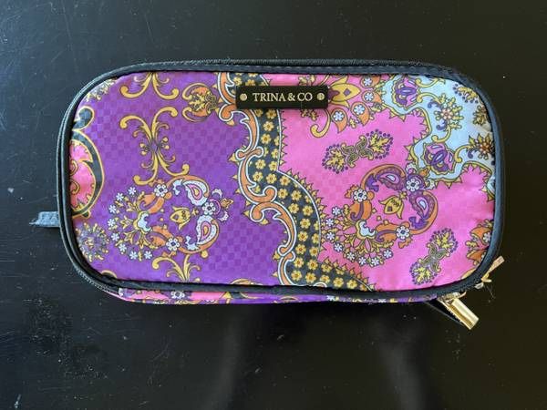 NEW Trina & Co. Weekender Brush & Makeup Bag