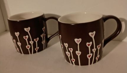 Starbucks Hand Painted Mugs 2009