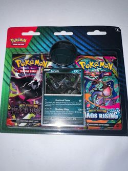 Pokemon Pitch Black Zarude 2 Pack Blister Chaos Rising Sealed English Coin