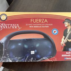 CARLOS SANTANA Bluetooth Speaker- Dynamic LED Speaker 
