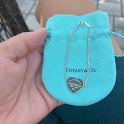 Tiffany & Co Heart Tag Double Chain Bracelet