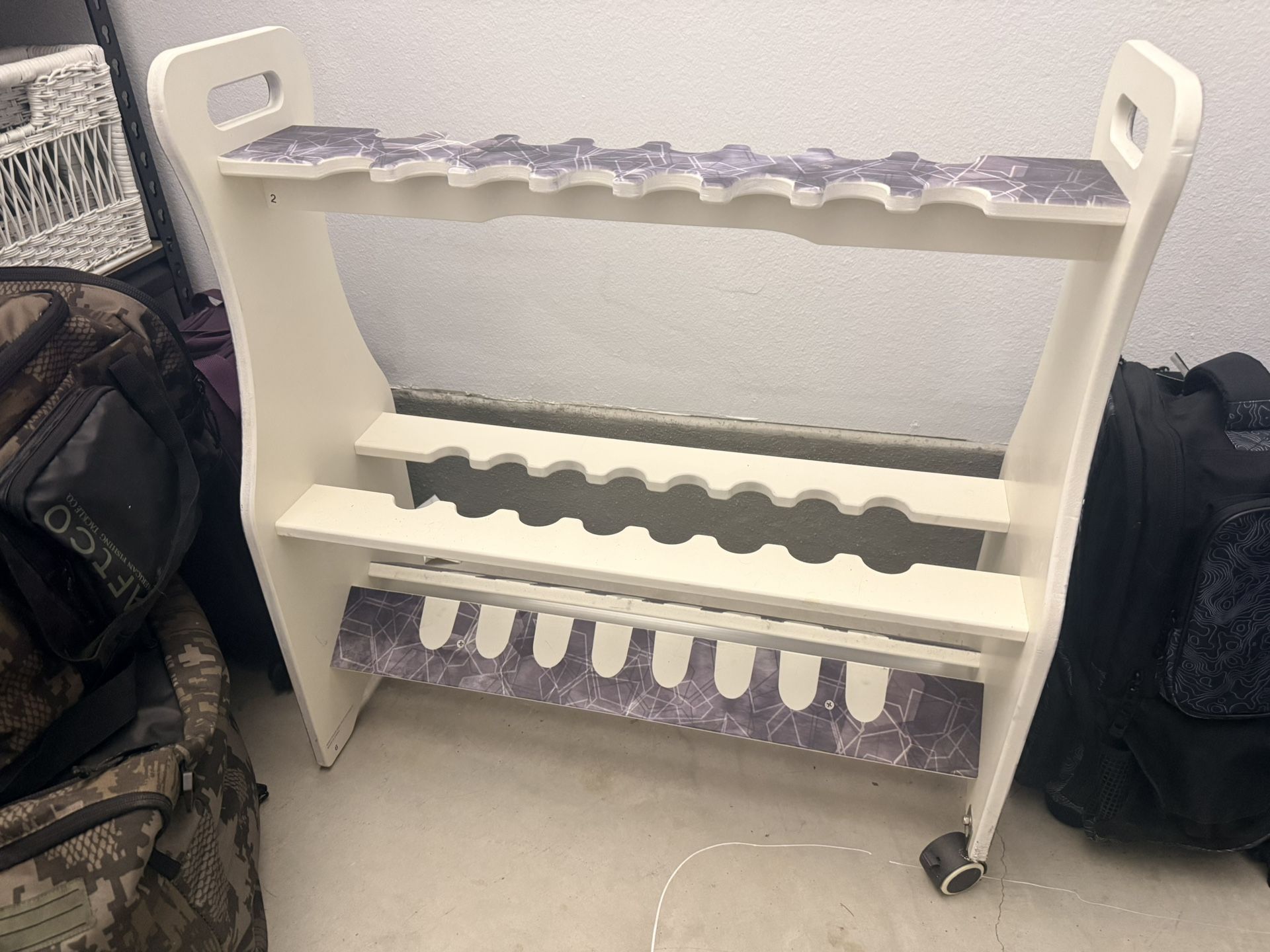 Reel Salty 16 Fishing Rod Storage Rack