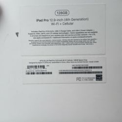 iPad Pro 2024 13 Inch WiFi + Cellular 4th Gen  128 Gb  