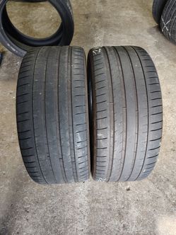 265/35ZR22 MICHELIN PILOT SPORT 4S XL PAIR OF TIRES