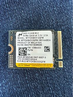 Micron 512GB SSD cash trade obo