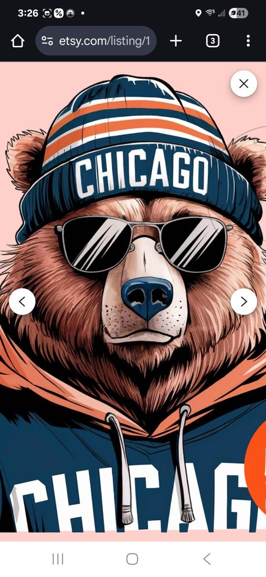 NFL, CHICAGO BEARS, STICKING STUFFERS, 1-7, ASK WHICH ONE UR INTERESTED IN, $5 & UP.