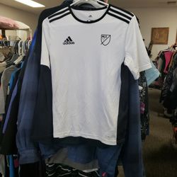 Adidas Shirt Large MLS Soccer Shirt