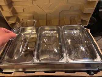 Buffet warmer - 3 tray multi functional